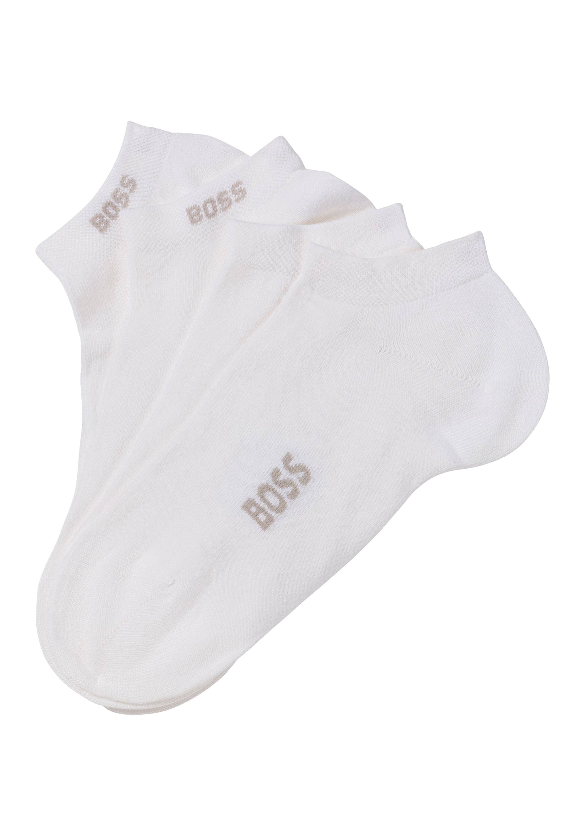 BOSS Socken »2P AS Logo Bamboo«, (Packung, 2 Paar), mit doppelten Logoschriftzug von BOSS