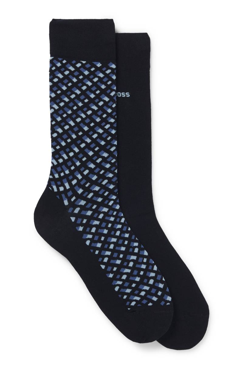 BOSS Socken »2P RS Monogram CC«, (Packung, 2 Paar), mit Logo von BOSS