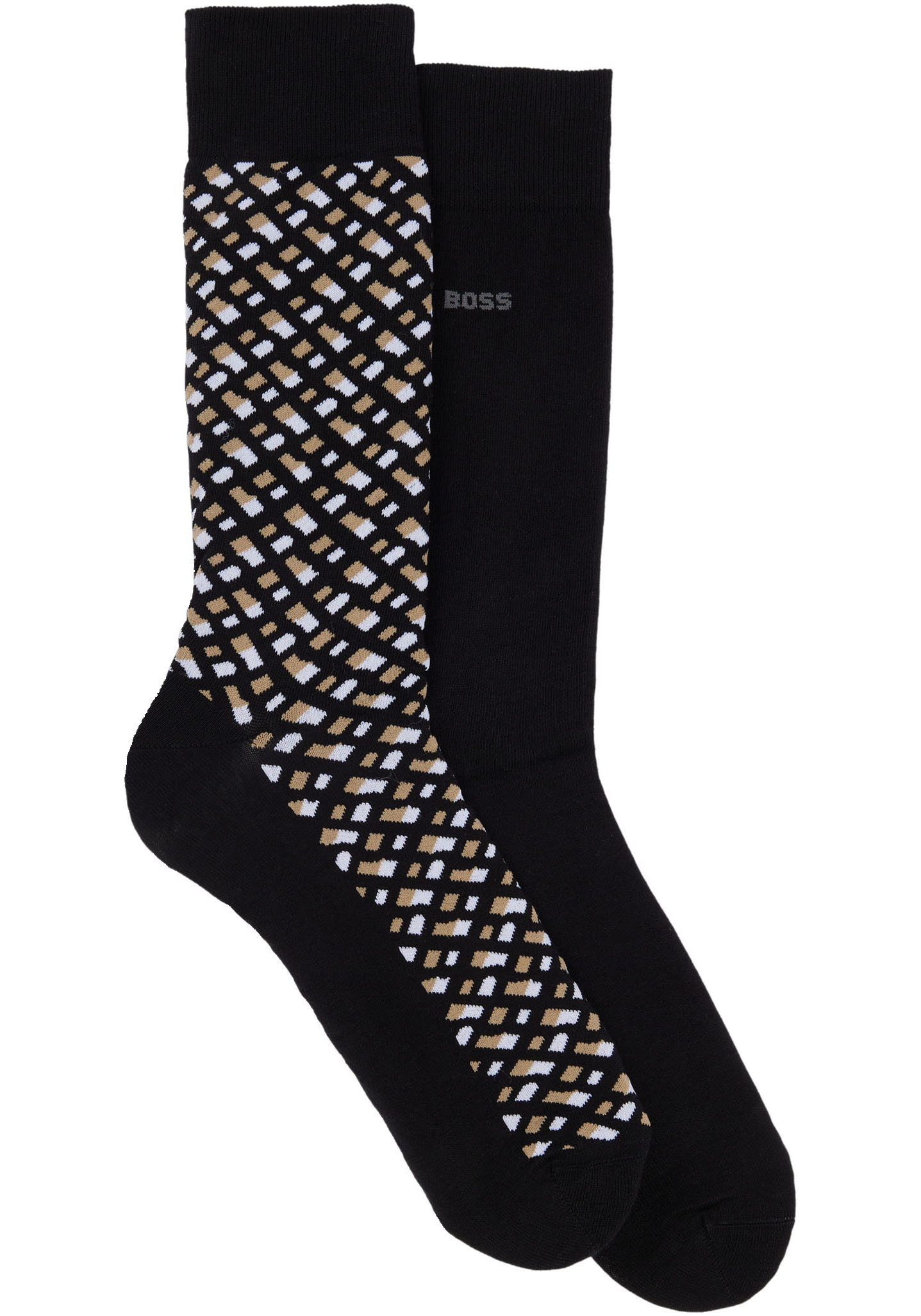 BOSS Socken »2P RS Monogram CC«, (Packung, 2 Paar), mit Logo von BOSS