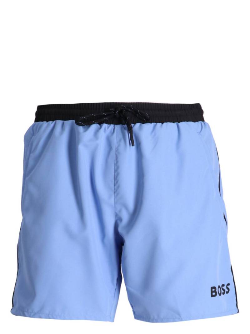 BOSS Starfish swim shorts - Blue von BOSS