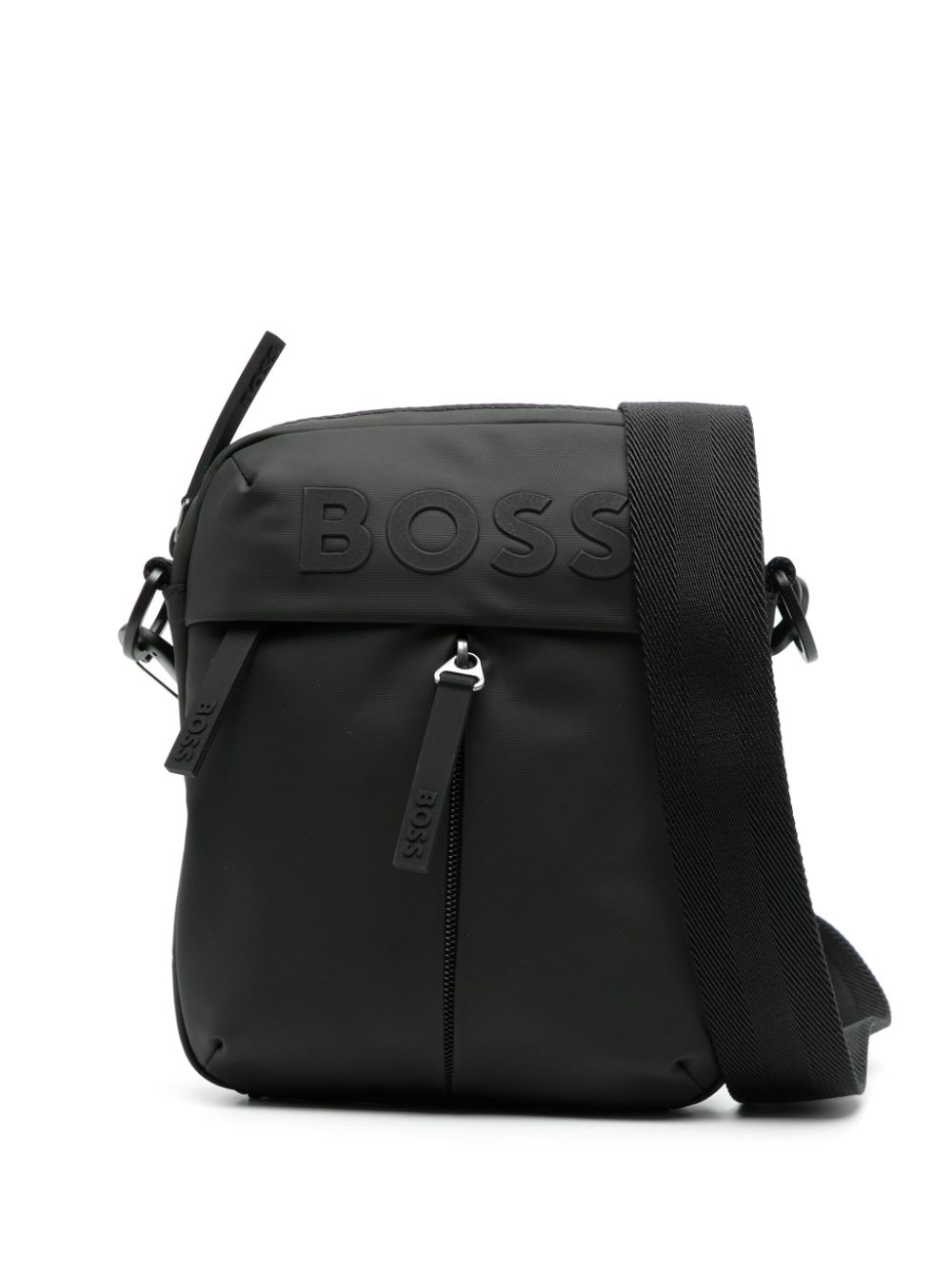 BOSS Stormy logo-embossed crossbody bag - Black von BOSS