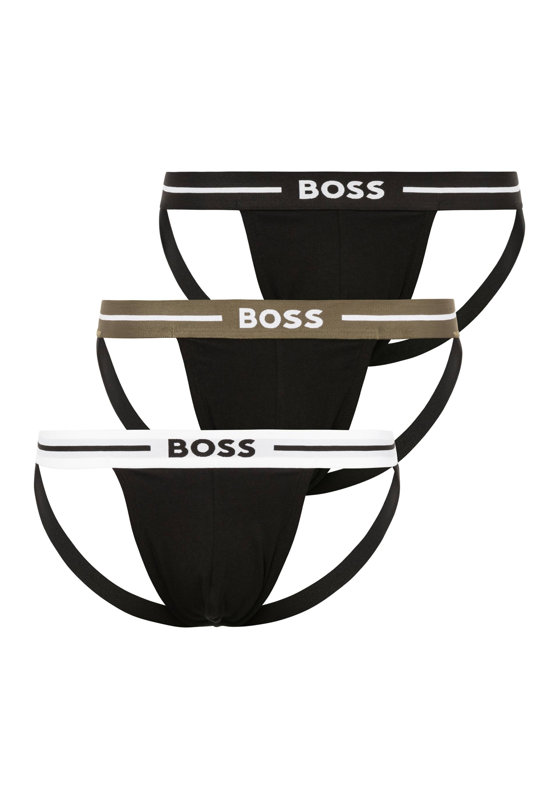 BOSS String »Jockstrap 3P Bold«, (Packung, 3 St., 3er-Pack), mit elastischem Bund von BOSS