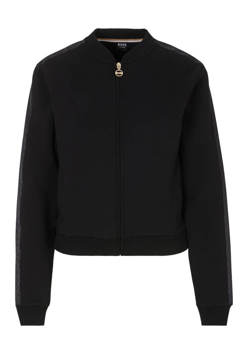 BOSS Sweatjacke »Cosmo_Zip Jac«, mit Label von BOSS