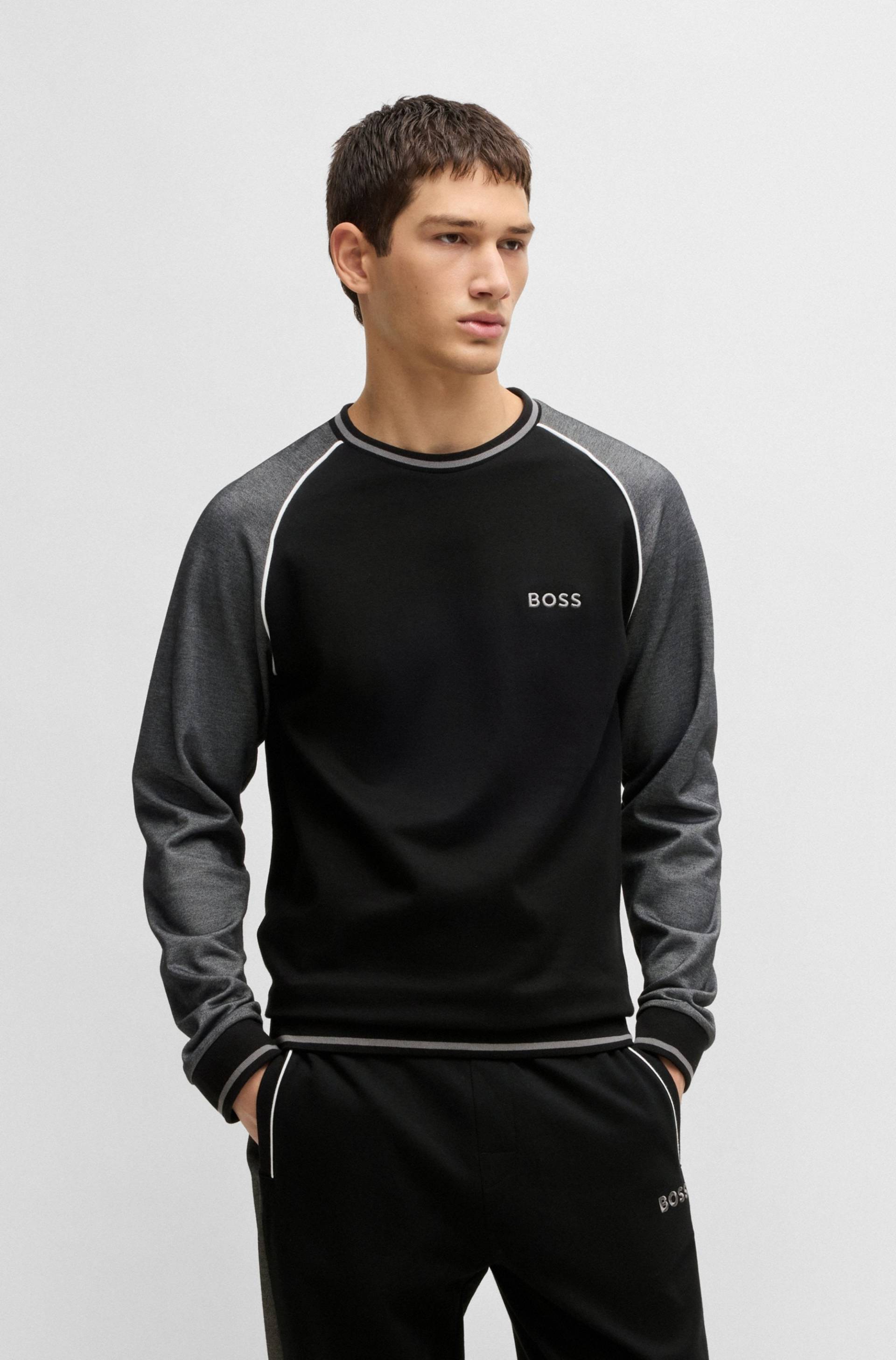 BOSS Sweatshirt, mit kontrastfarbenen Details von BOSS