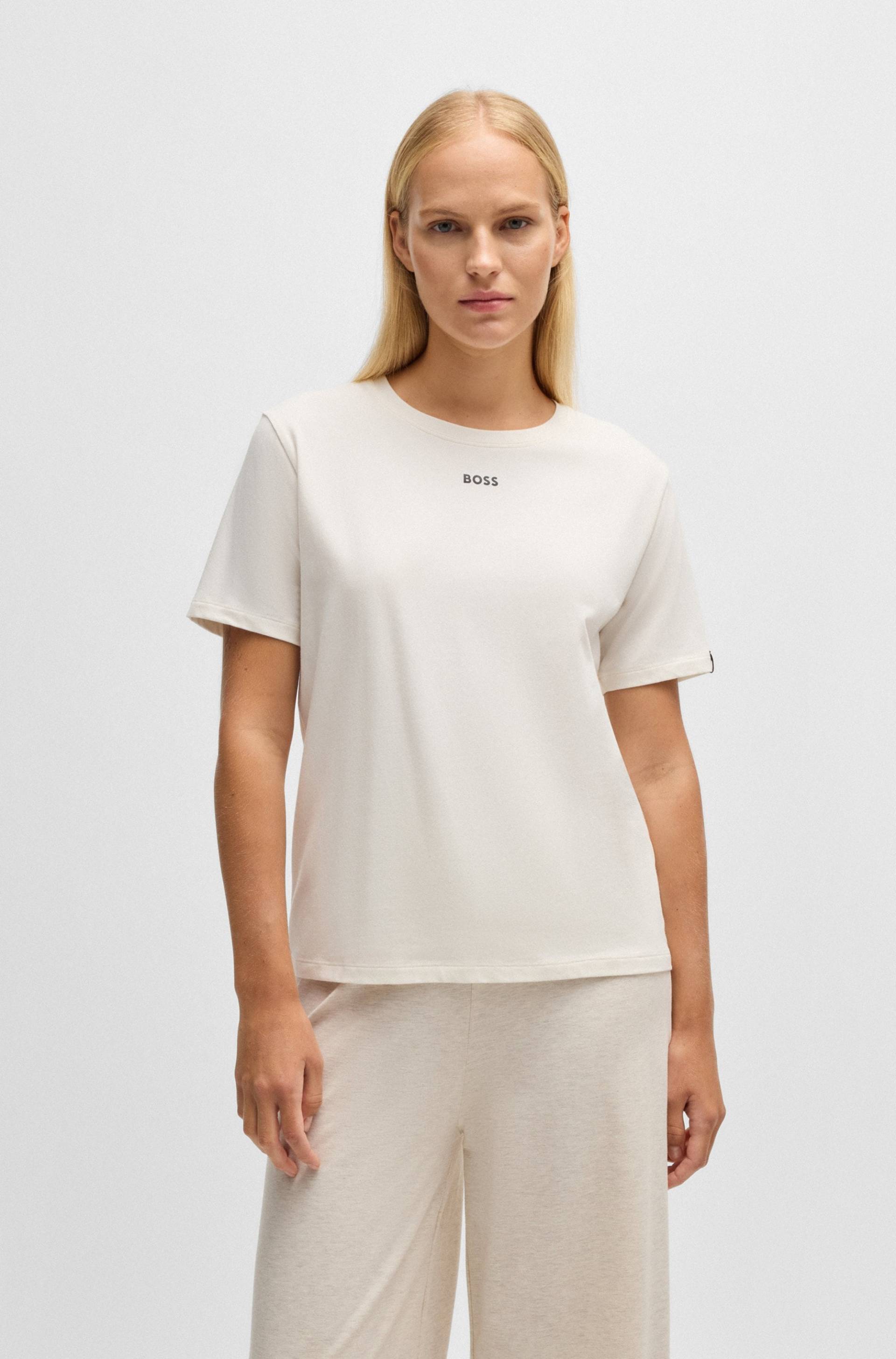 BOSS T-Shirt »CI_T-Shirt«, mit BOSS Logo-Schriftzug & Label BOSS T-Shirt »CI_T-Shirt«, mit BOSS Logo-Schriftzug & Label von BOSS