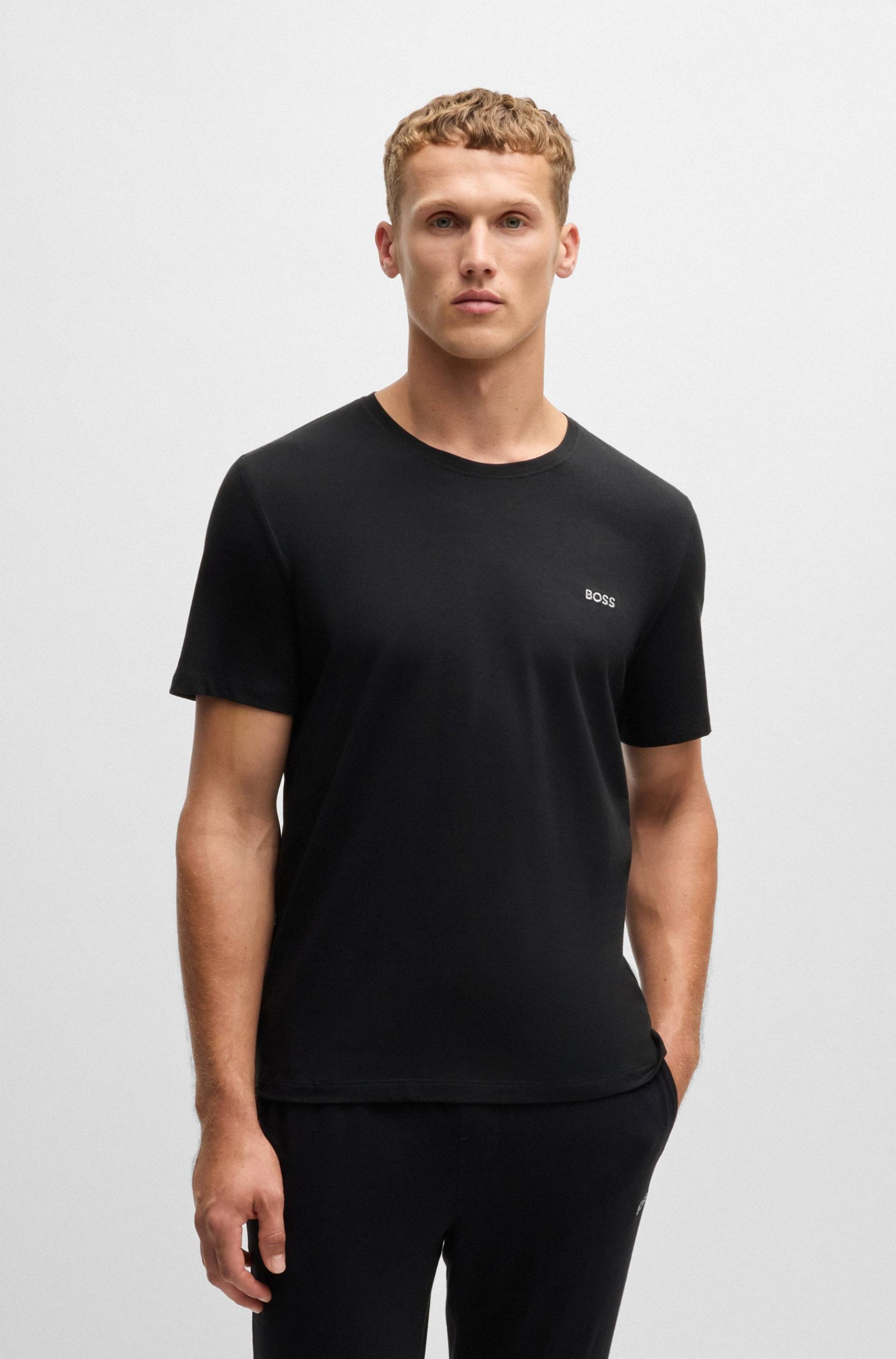 BOSS T-Shirt »Mix&Match T-Shirt R«, mit BOSS Stickerei auf der Brust von BOSS