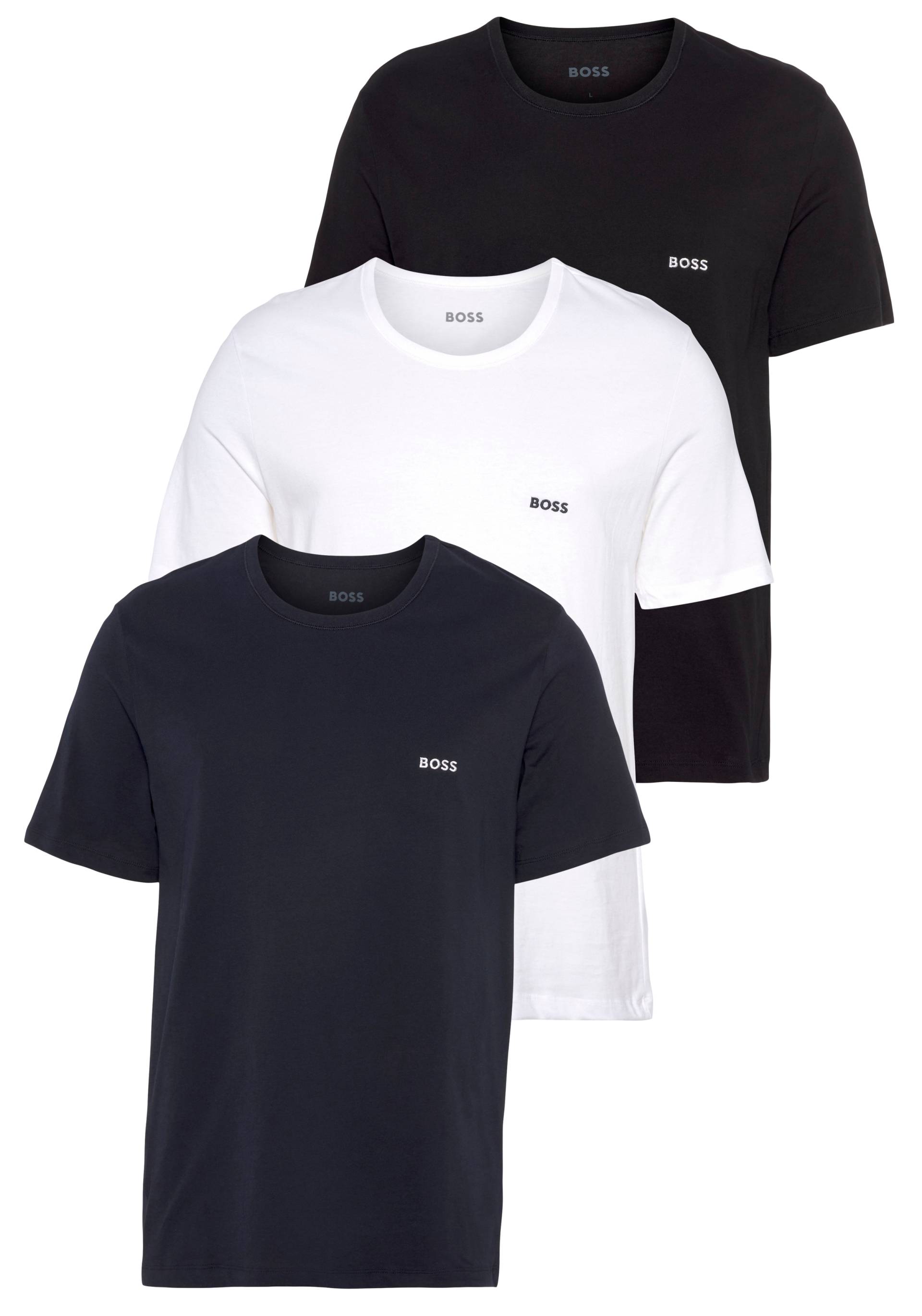 BOSS T-Shirt »T-Shirt Rundhals«, mit dezentem BOSS Logo-Print von BOSS