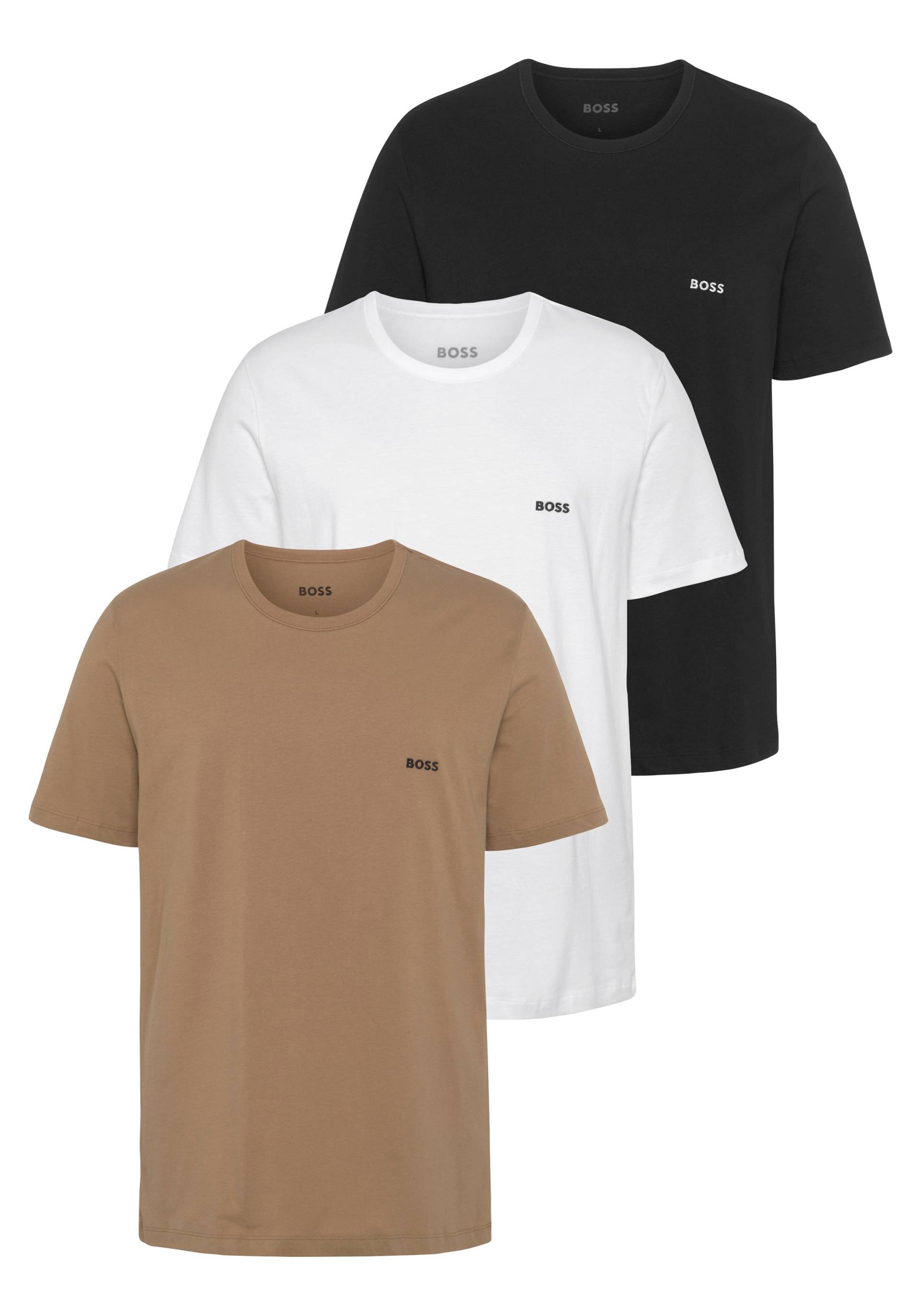 BOSS T-Shirt »Rundhals BOSS ONE x David Beckham«, mit dezentem BOSS Logo-Print von BOSS