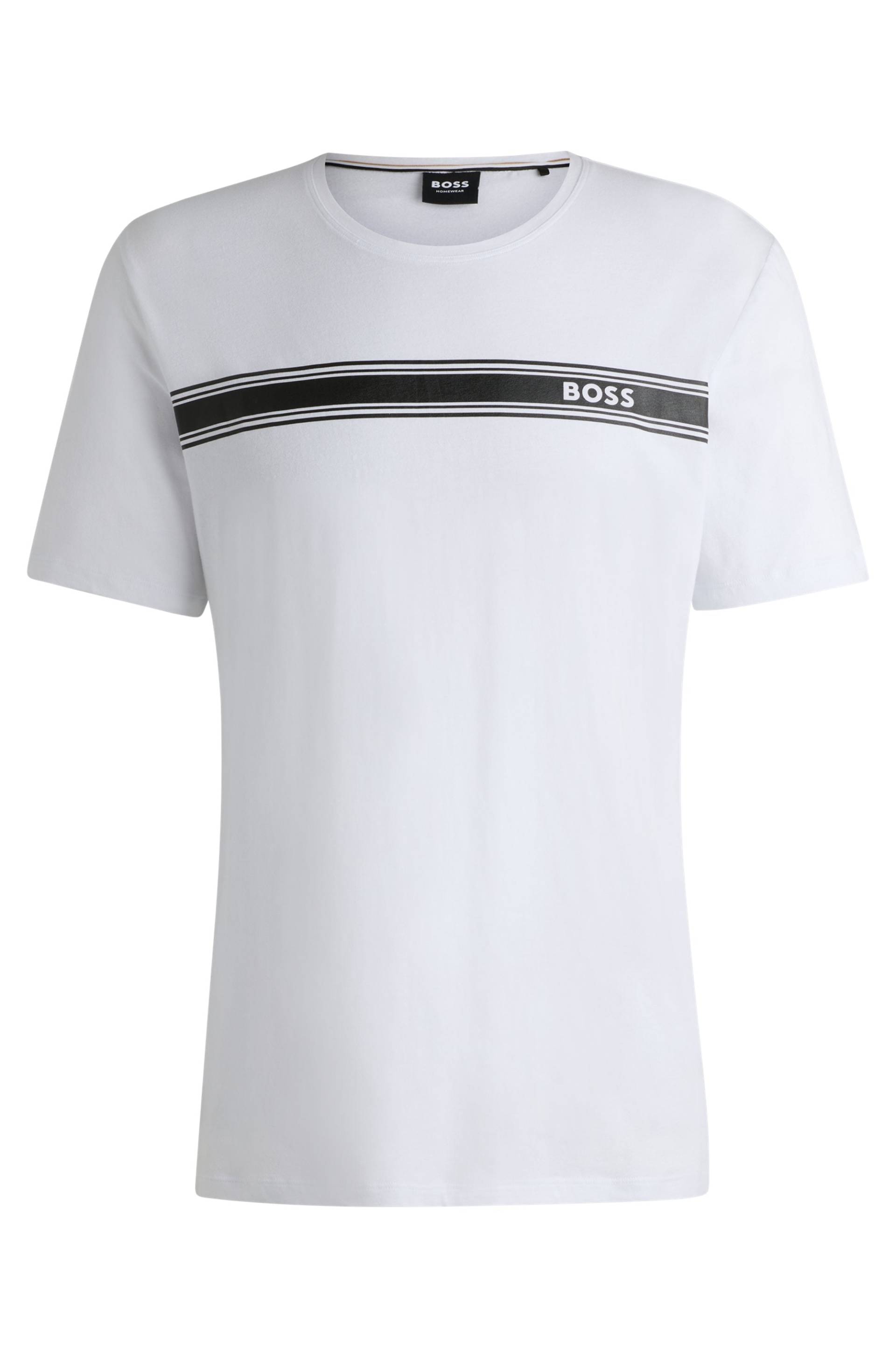 BOSS T-Shirt »Urban T-Shirt 102«, mit Kontraststreifen von BOSS