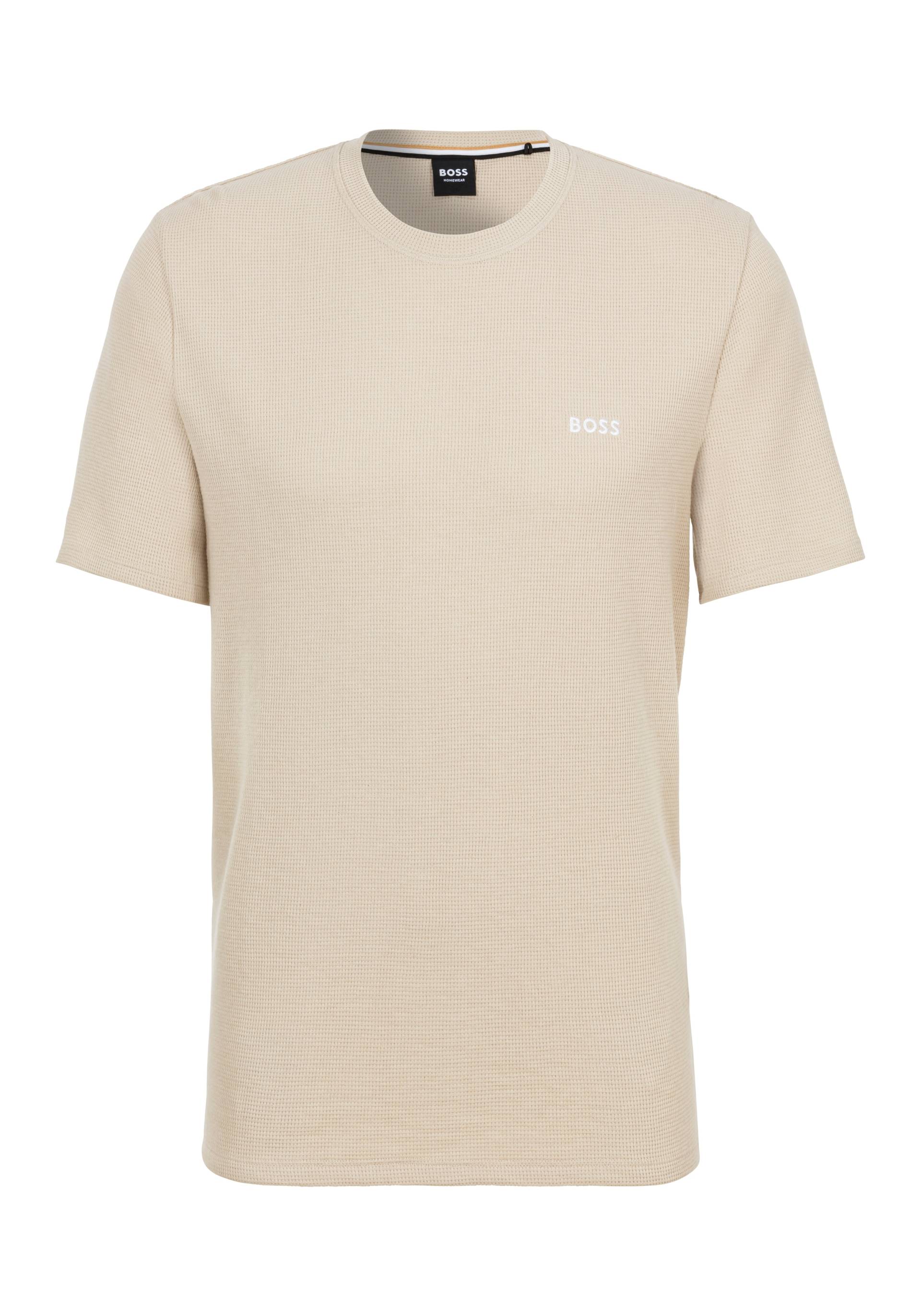 BOSS T-Shirt »Waffle T-Shirt 10242355 01«, mit Waffelmuster von BOSS