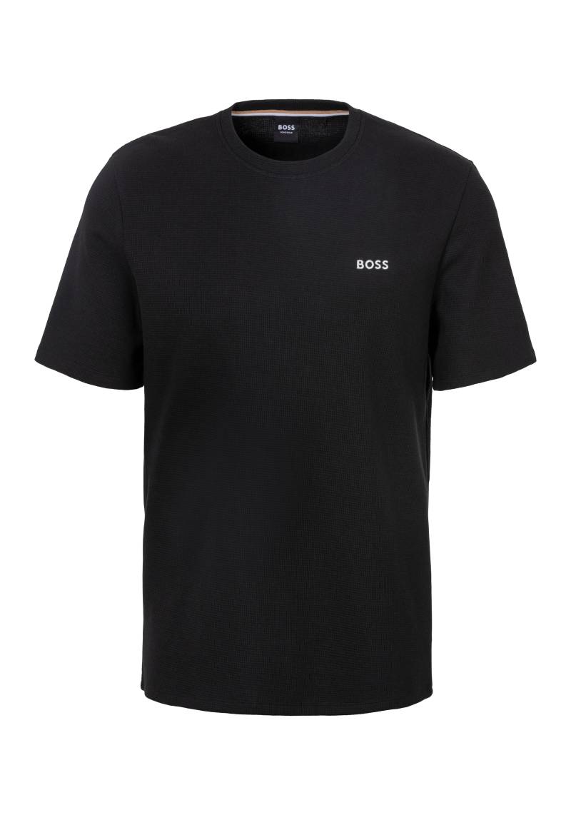 BOSS T-Shirt »Waffle T-Shirt 10242355 01«, mit Waffelmuster von BOSS