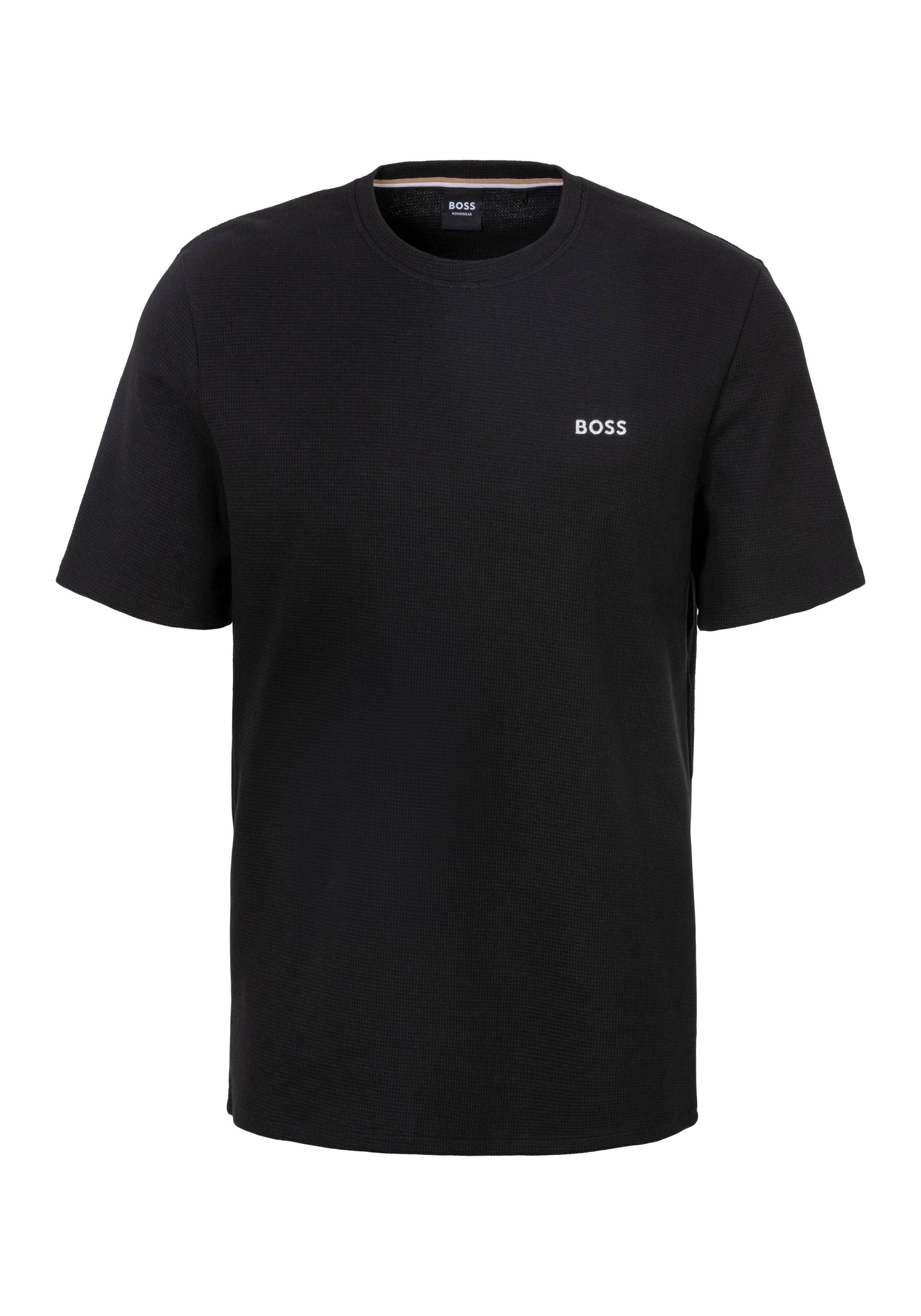 BOSS T-Shirt »Waffle T-Shirt 10242355 01«, mit Waffelmuster von BOSS