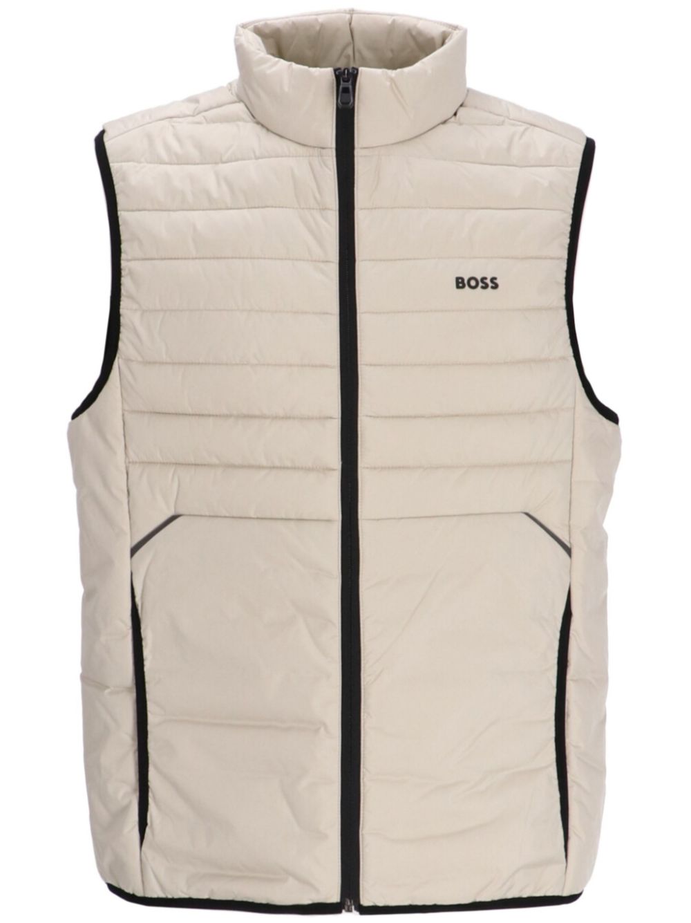 BOSS Thor 2 zip-up padded gilet - Neutrals von BOSS