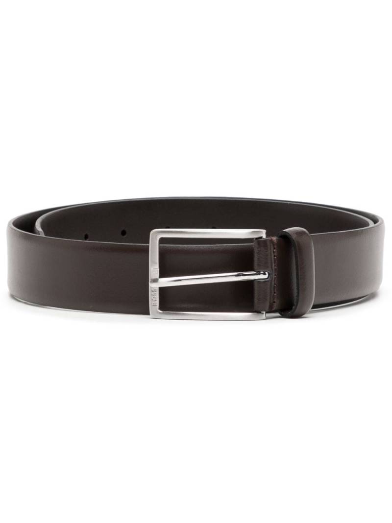 BOSS buckle-fastening leather belt - Brown von BOSS