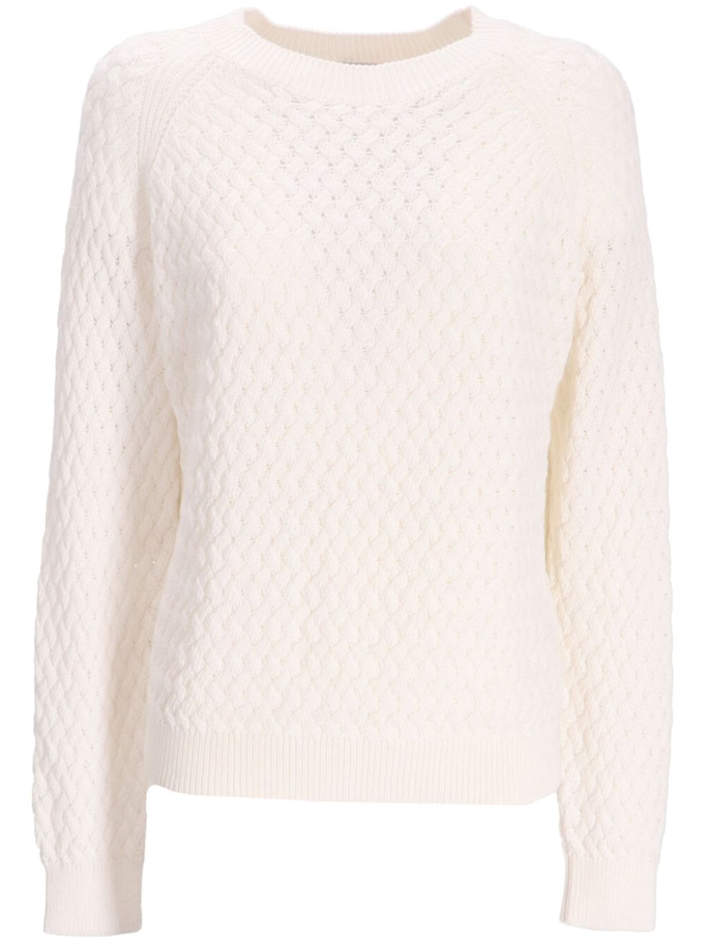 BOSS chunky-knit sweater - White von BOSS