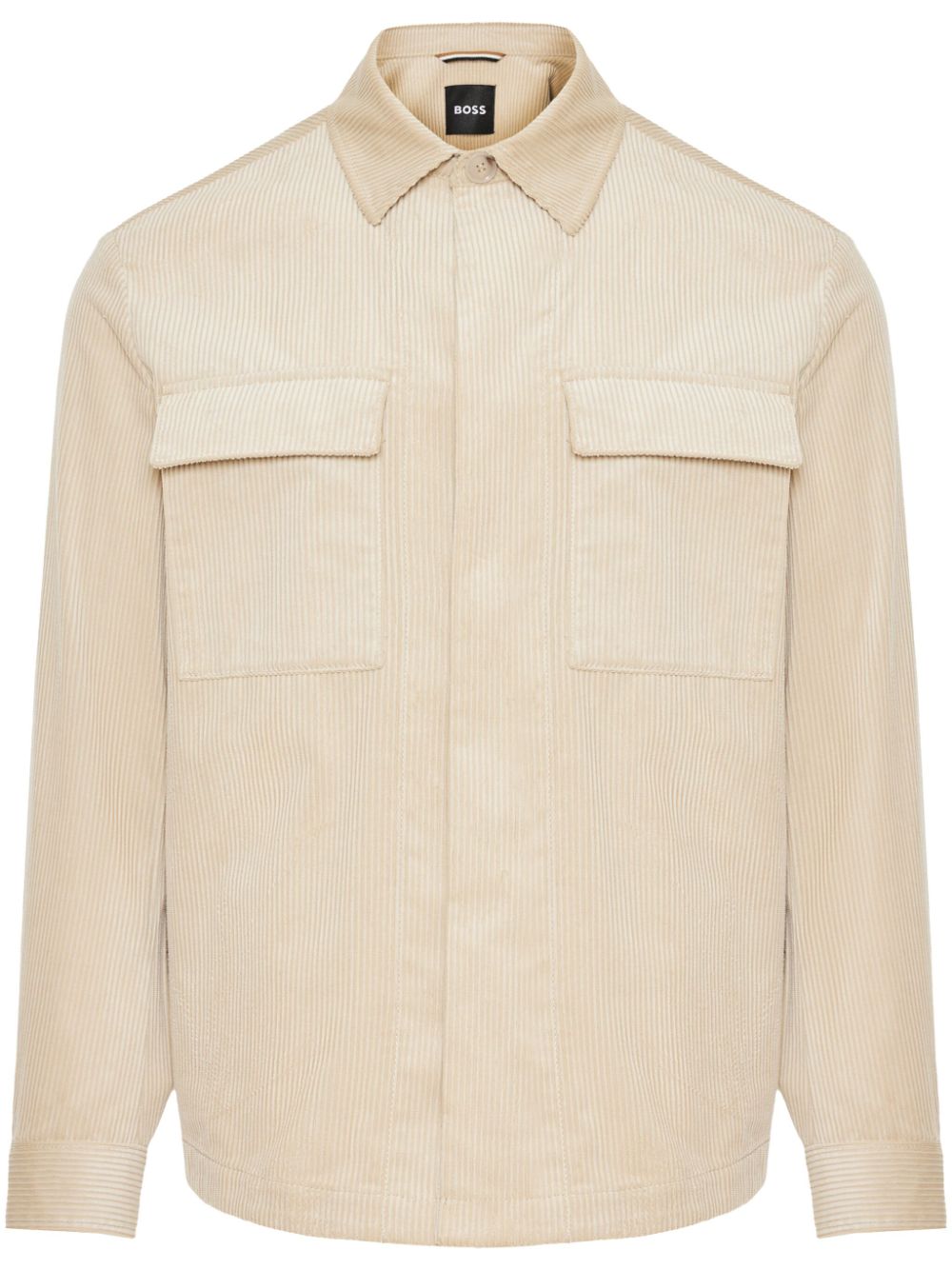 BOSS corduroy overshirt - Neutrals von BOSS