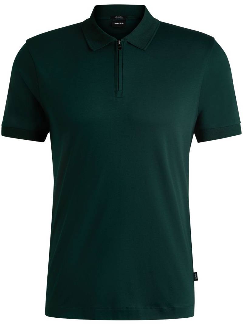 BOSS cotton polo shirt - Green von BOSS