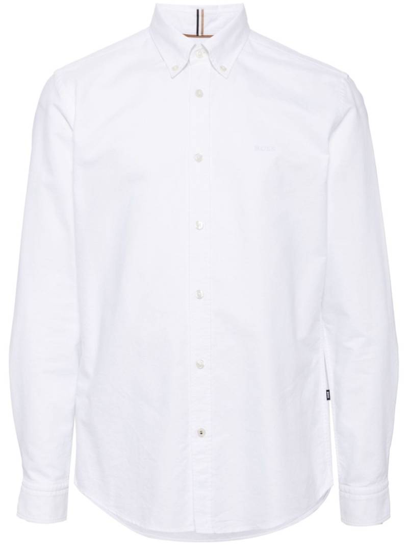 BOSS cotton shirt - White von BOSS