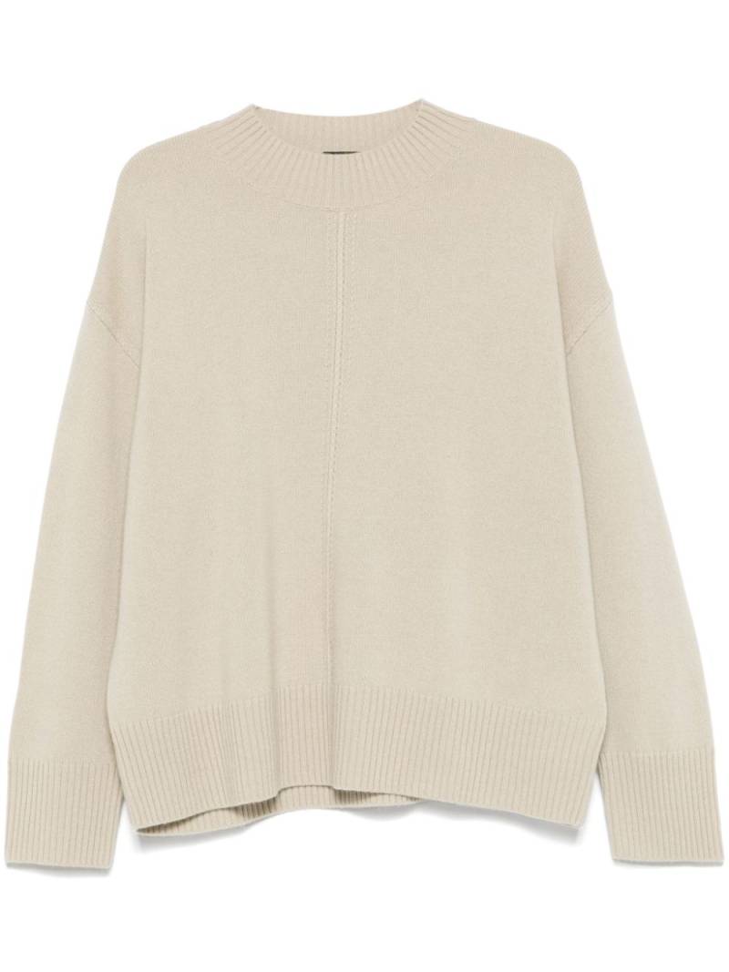 BOSS crew-neck cashmere sweater - Neutrals von BOSS