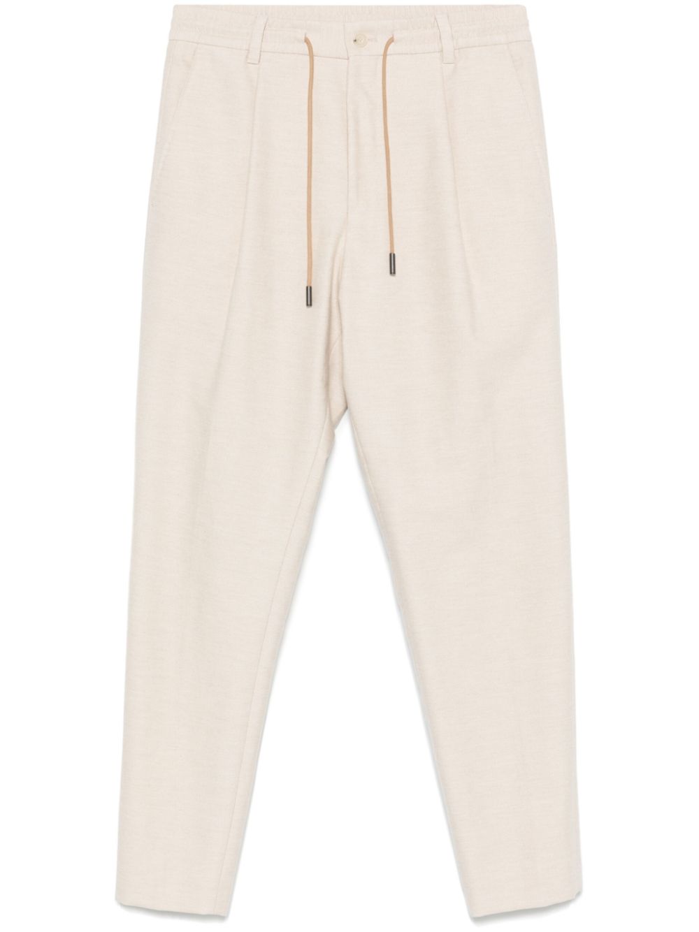 BOSS cropped trousers - Neutrals von BOSS