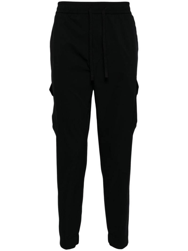 BOSS elasticated-waist track pants - Black von BOSS