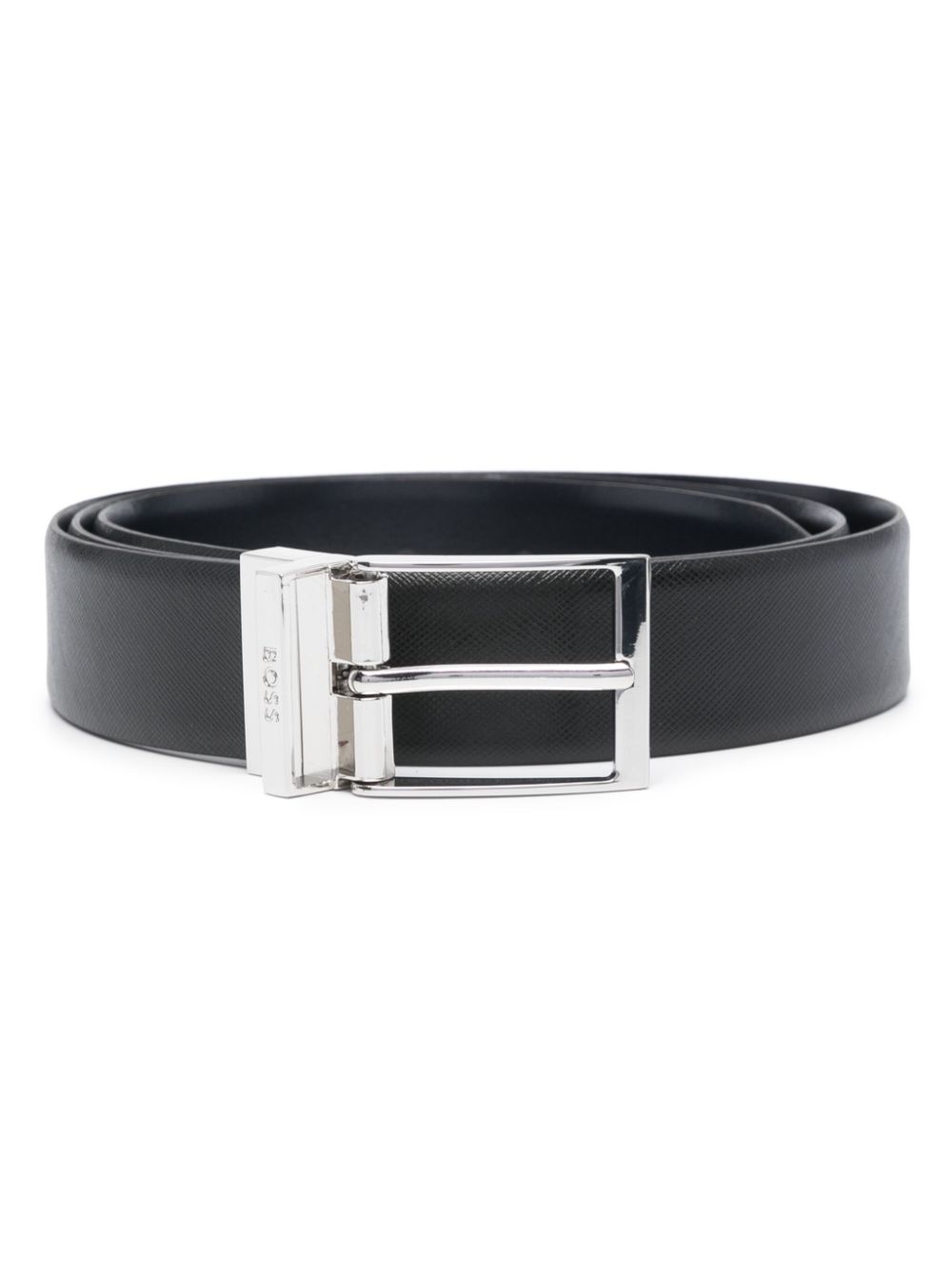 BOSS engraved-buckle belt - Black von BOSS