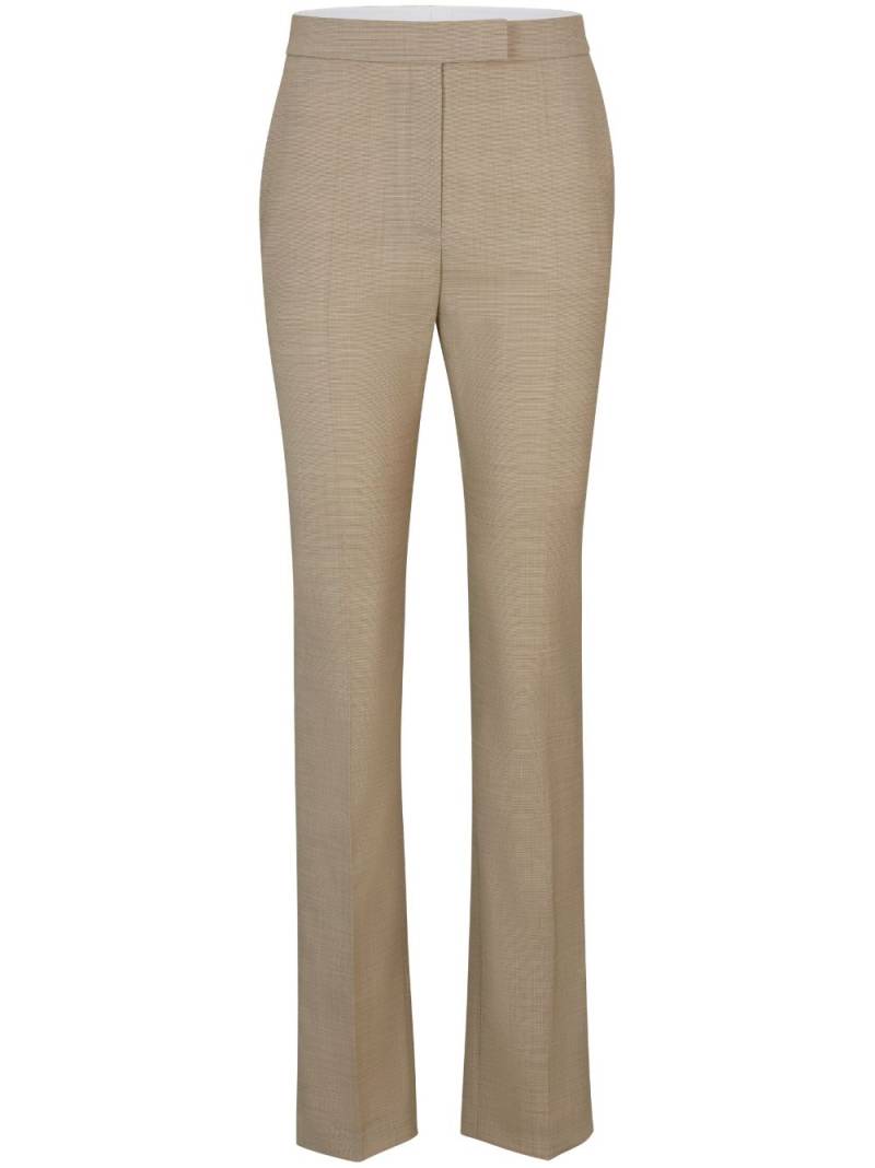 BOSS mid-rise slim-fit trousers - Neutrals von BOSS