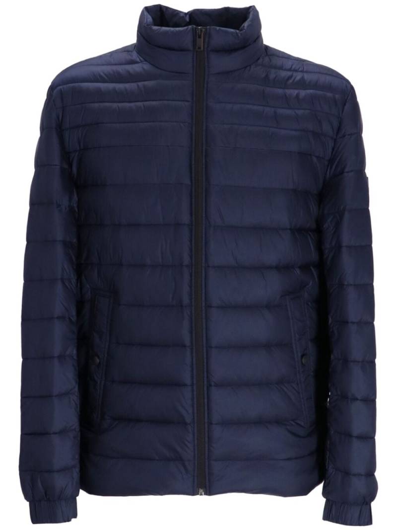 BOSS funnel-neck puffer jacket - Blue von BOSS