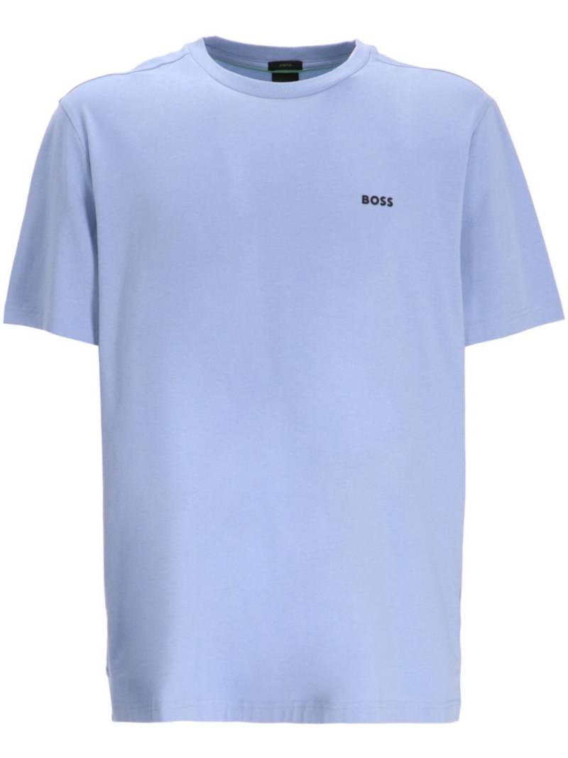 BOSS graphic-print T-shirt - Blue von BOSS