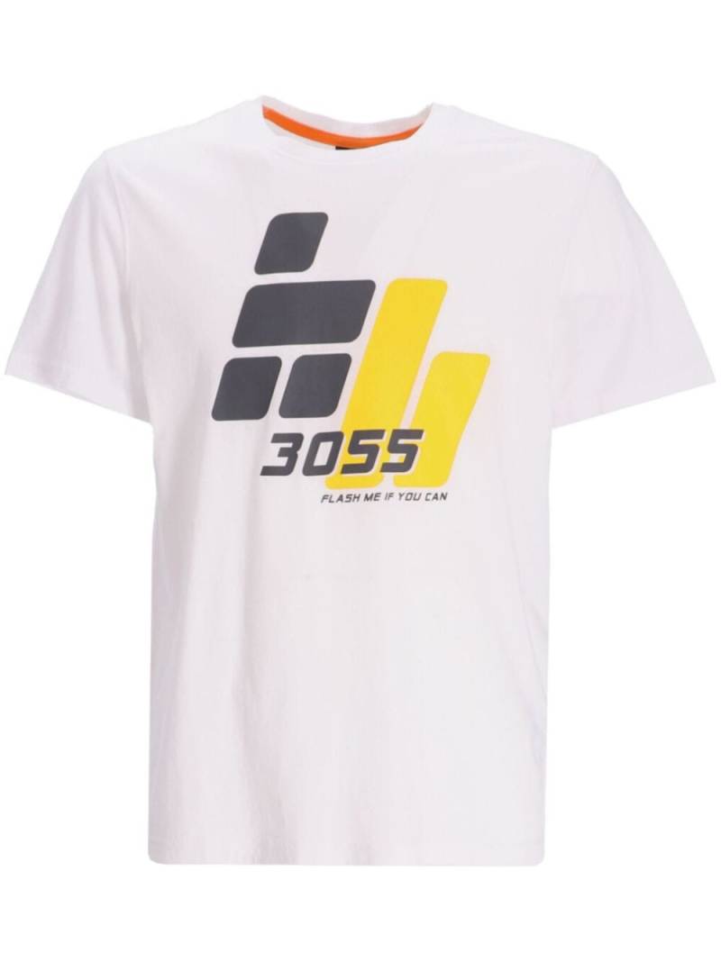 BOSS graphic-print cotton T-shirt - White von BOSS