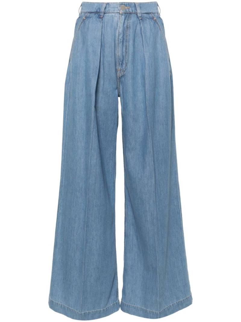 BOSS high-rise wide-leg jeans - Blue von BOSS