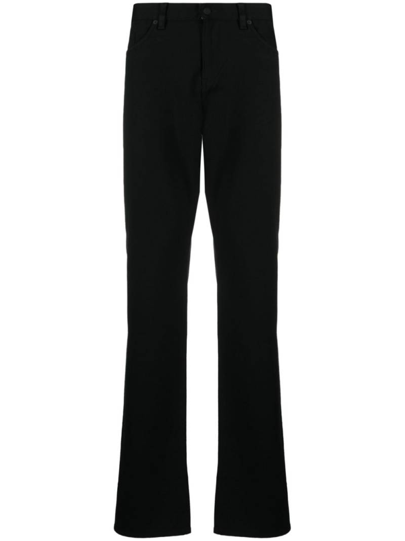 BOSS high-waisted straight-leg trousers - Black von BOSS