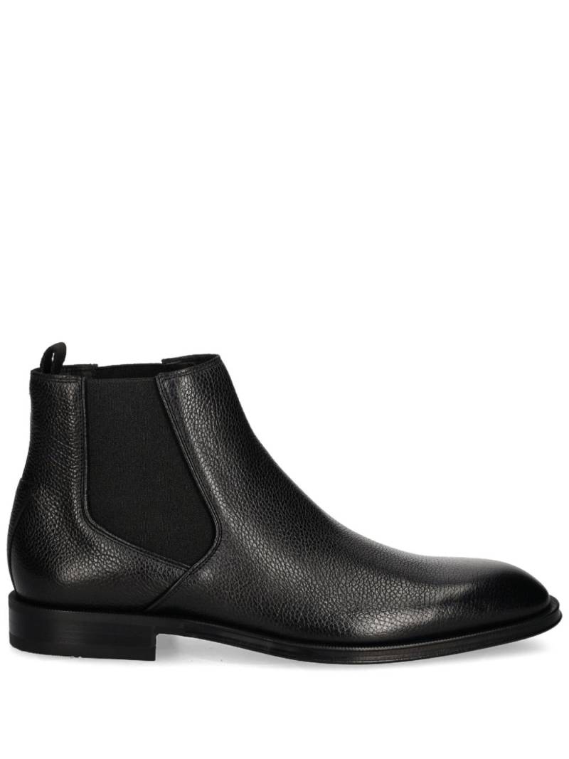 BOSS leather chelsea boots - Black von BOSS