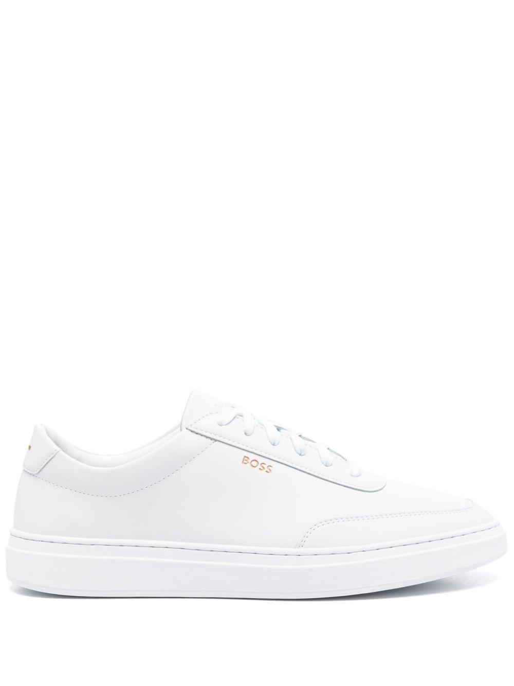 BOSS leather sneakers - White von BOSS