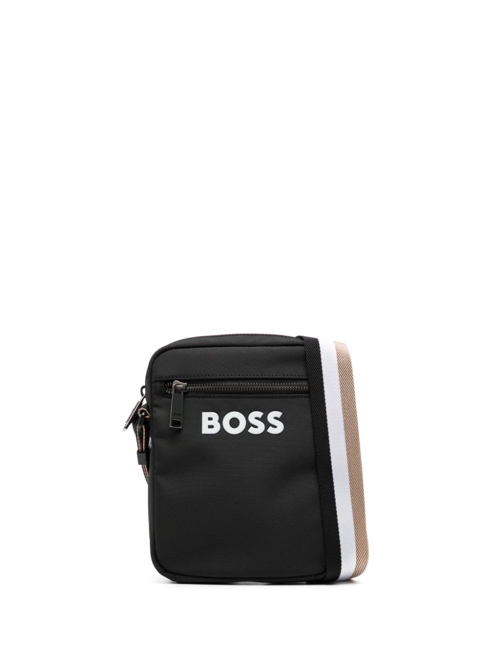 BOSS logo-appliqué crossbody bag - Black von BOSS