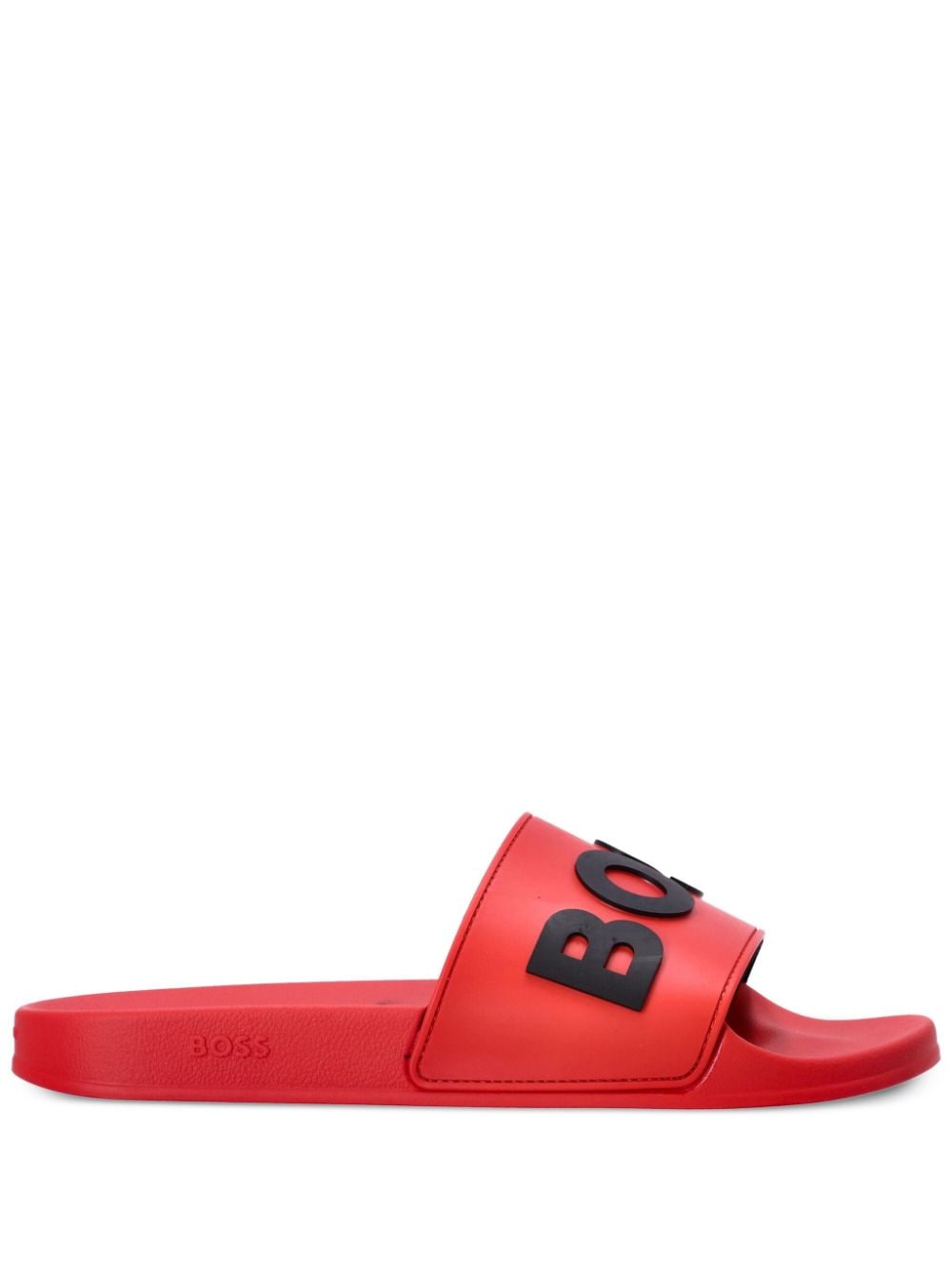 BOSS logo-appliqué sliders - Red von BOSS