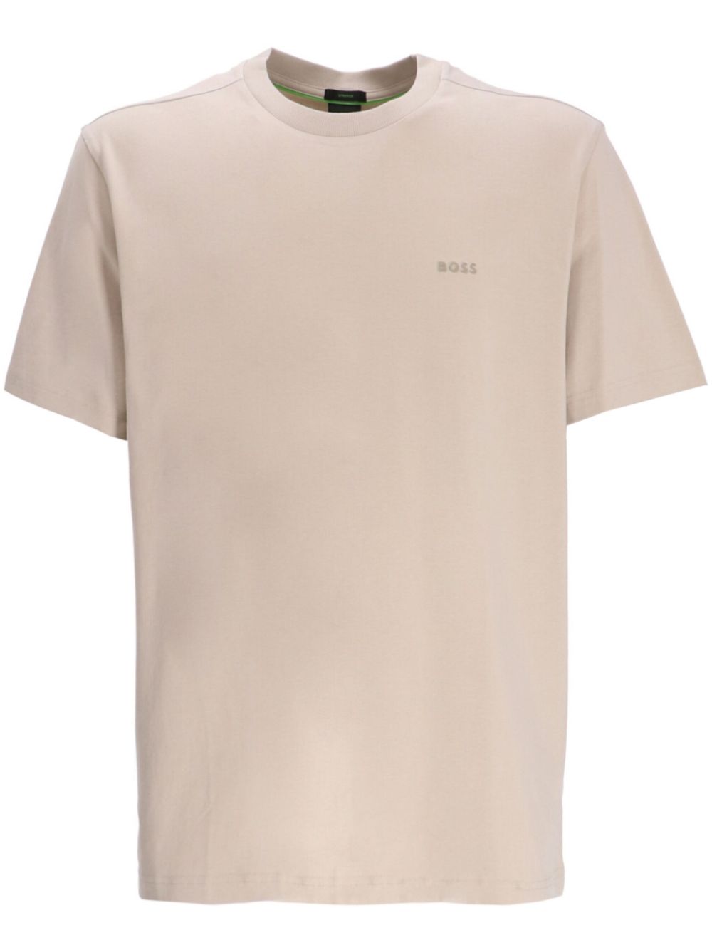 BOSS logo-embossed T-shirt - Neutrals von BOSS