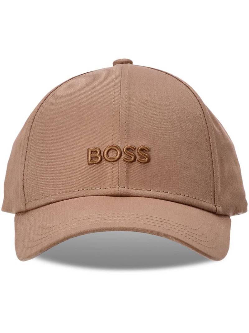 BOSS logo-embroidered baseball cap - Brown von BOSS