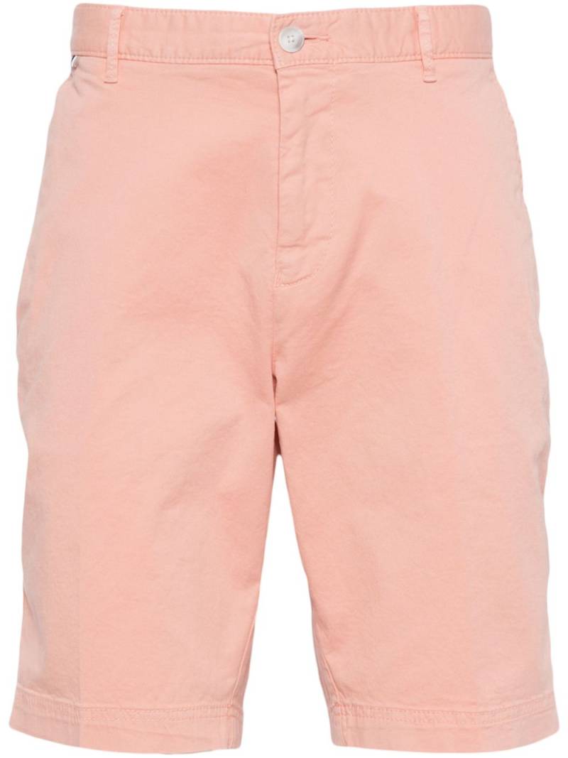 BOSS logo-patch cotton-blend shorts - Pink von BOSS