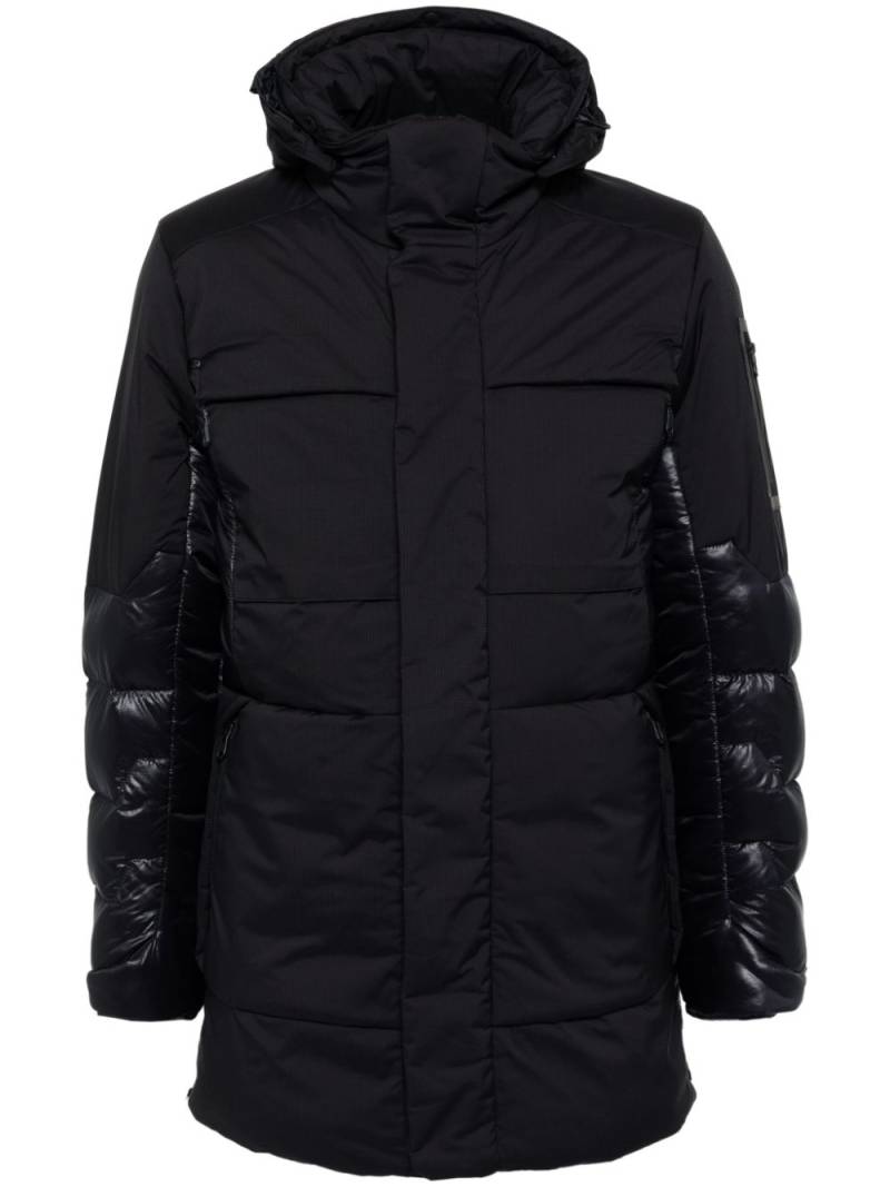 BOSS logo patch padded coat - Black von BOSS