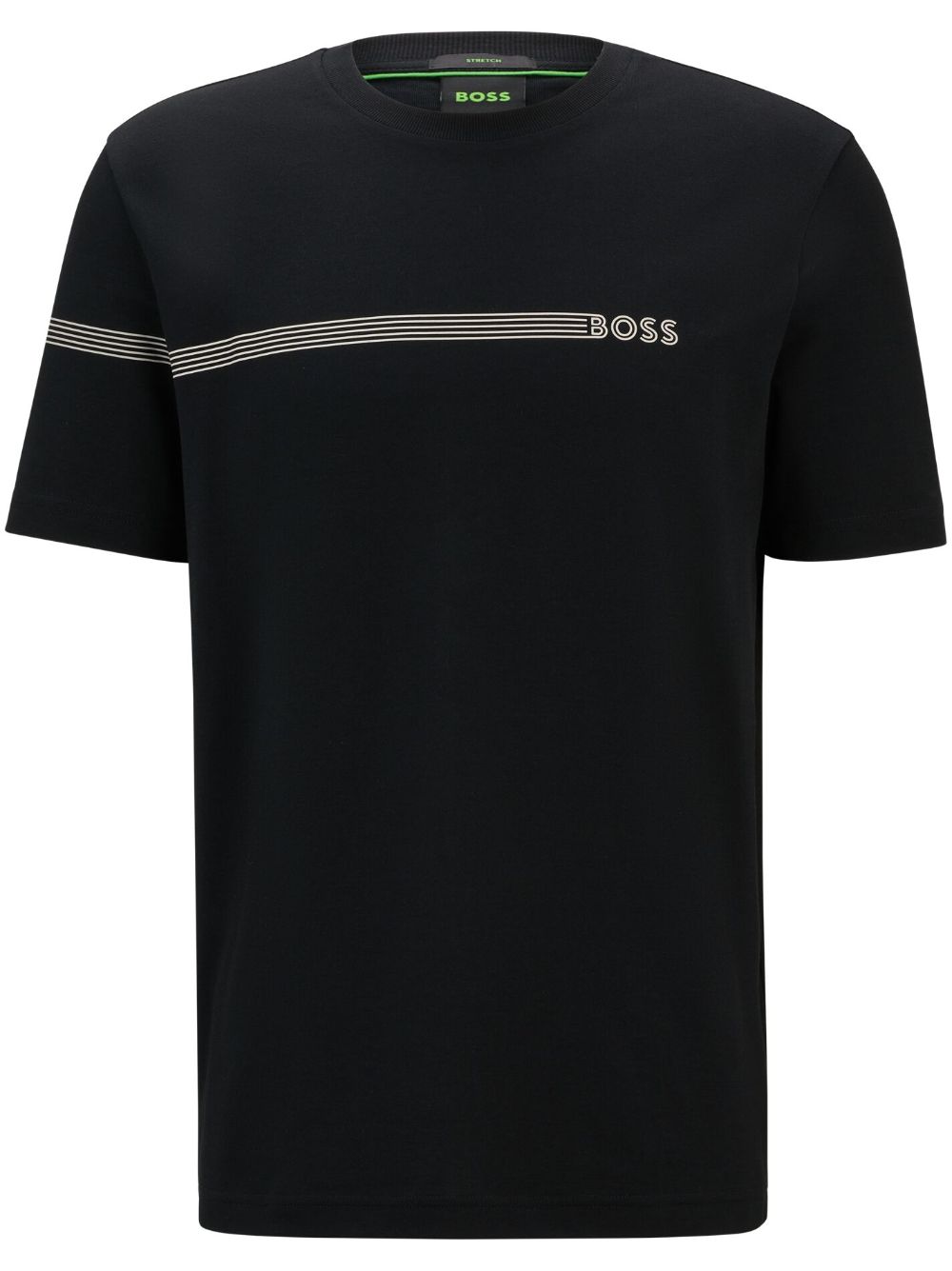 BOSS logo-print T-shirt - Black von BOSS