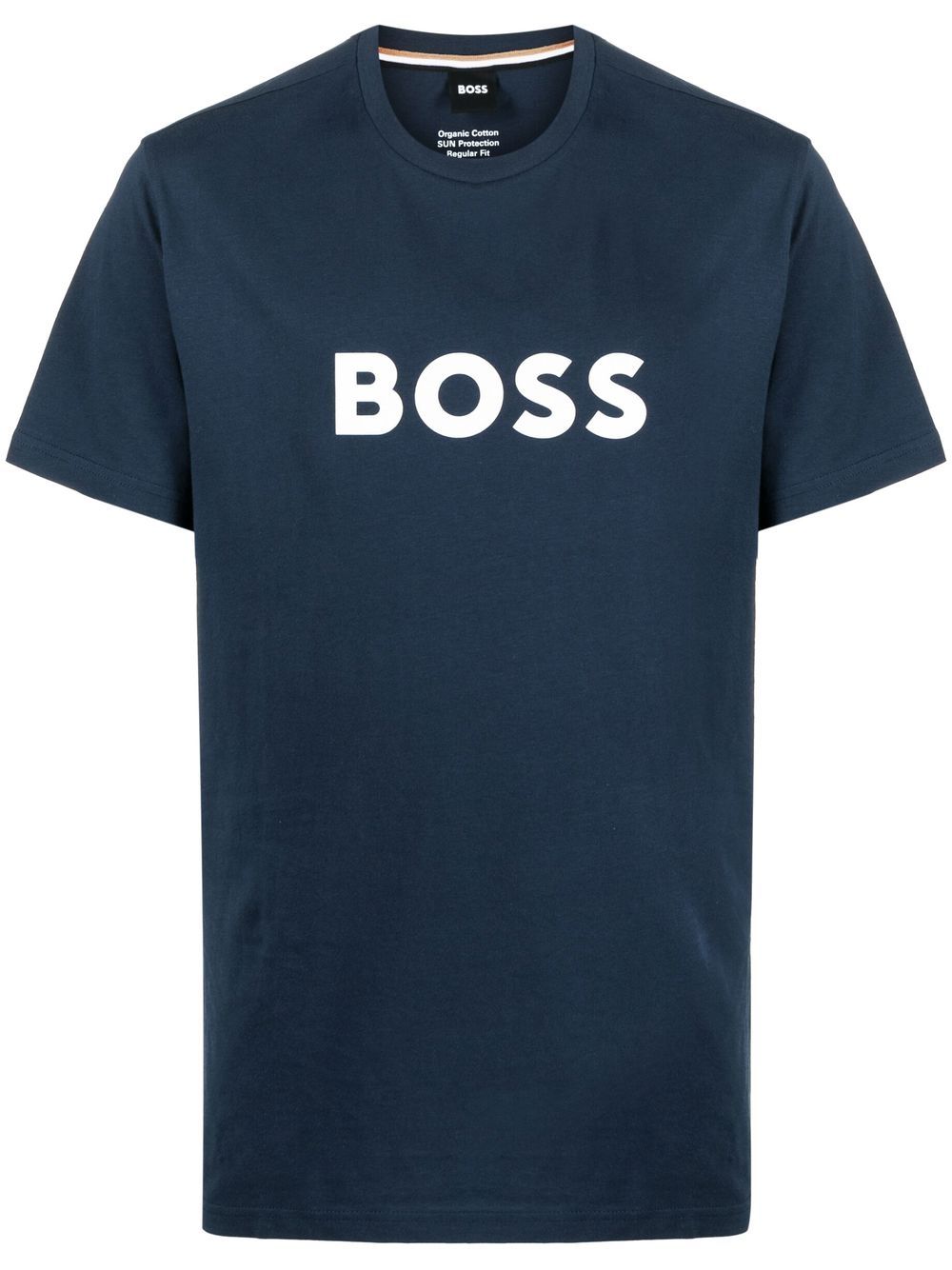 BOSS logo-print T-shirt - Blue von BOSS