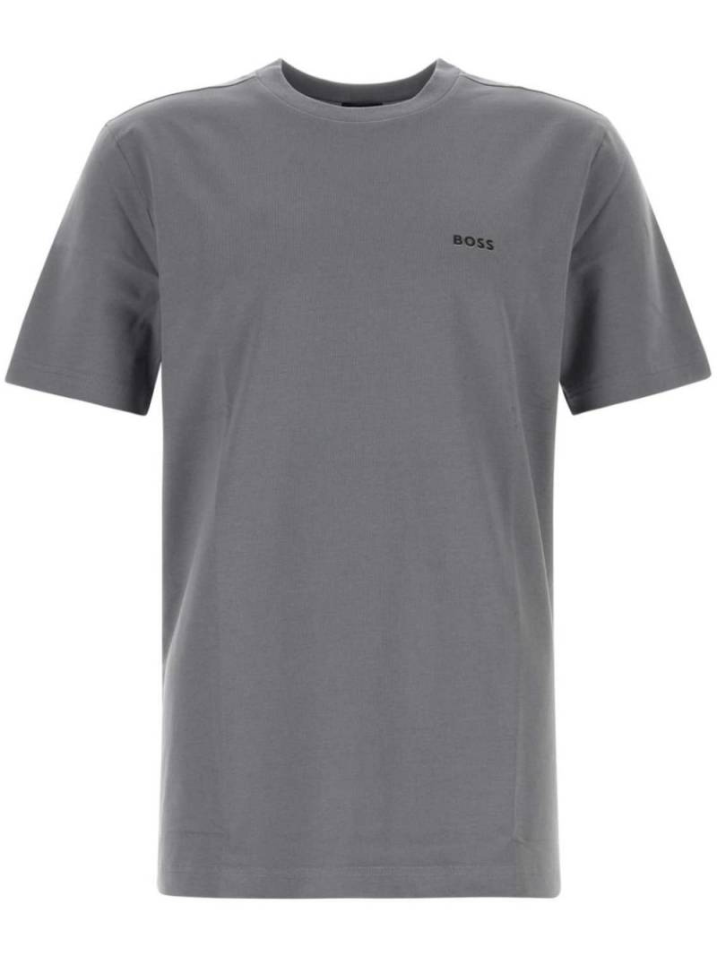 BOSS logo-print T-shirt - Grey von BOSS