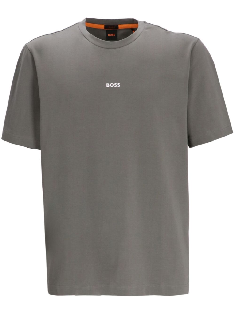 BOSS logo-print T-shirt - Grey von BOSS