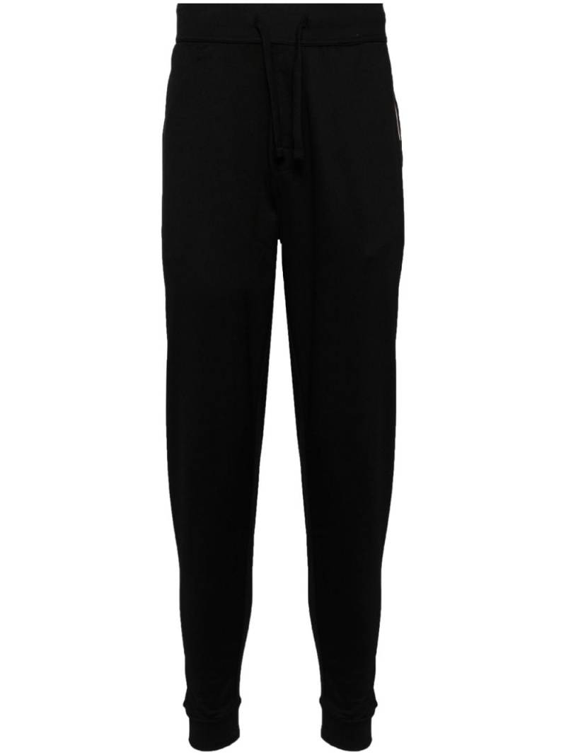 BOSS logo-print cotton track pants - Black von BOSS