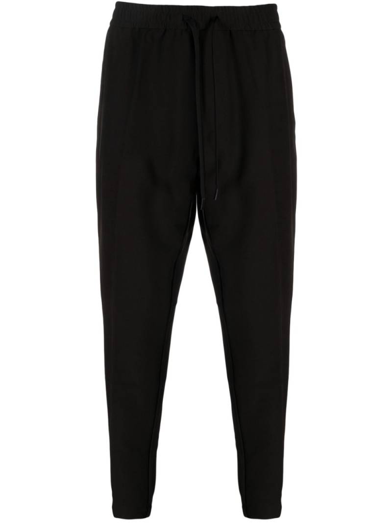 BOSS logo-print drawstring-waist track pants - Black von BOSS