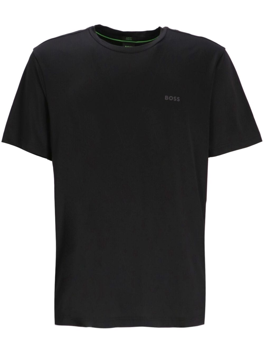 BOSS logo-print jersey T-shirt - Black von BOSS