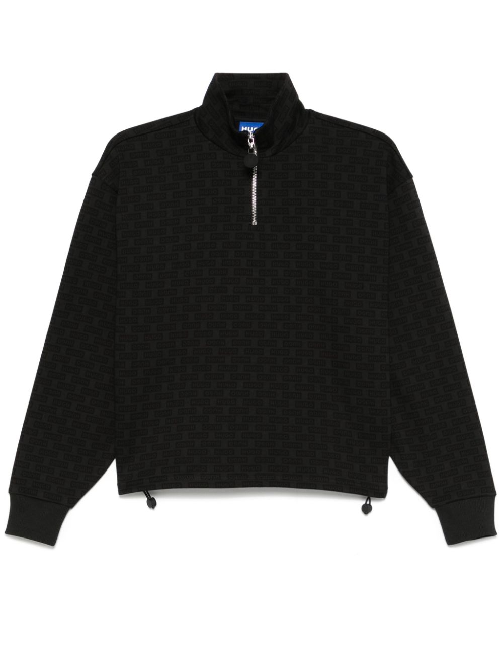 BOSS logo-print sweatshirt - Black von BOSS