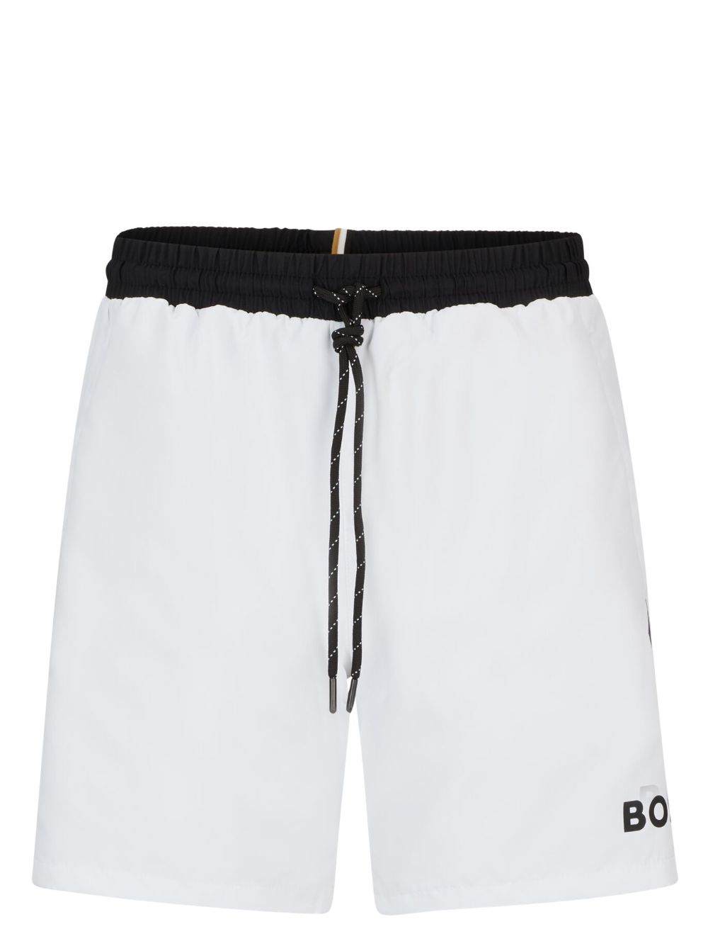 BOSS logo-print swim shorts - White von BOSS