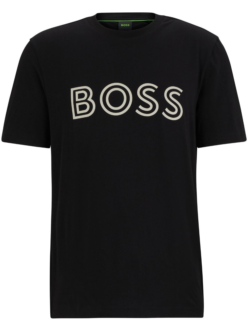 BOSS logo-print t-shirt - Black von BOSS